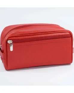 trousse rosso da uomo in pelle art 1764