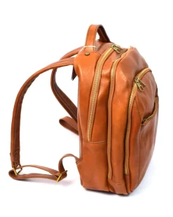 Zaino in pelle 3 scomparti e tasca davanti art 224055