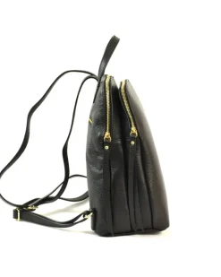 Zaino in pelle dollaro con doppia cerniera art 12864
