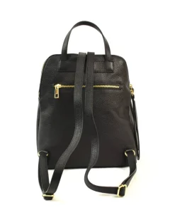 Zaino in pelle dollaro con doppia cerniera art 12864