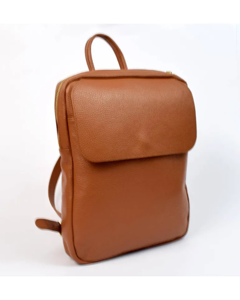Zaino in pelle porta pc art 12872