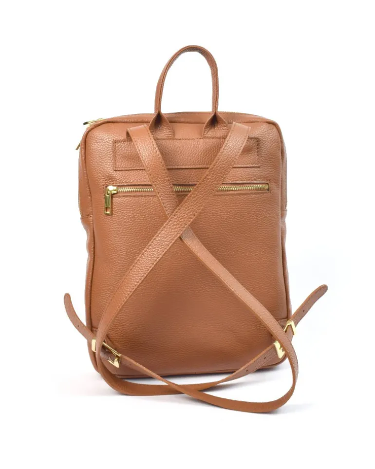 Zaino in pelle porta pc art 12872