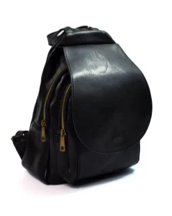 Zaino in pelle vacchetta pattina e cerniere art 12737