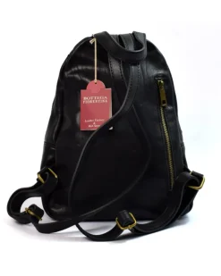Zaino in pelle vacchetta pattina e cerniere art 12737